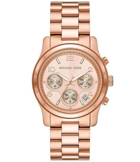 Michael Kors Women's Runway Chronograph Rose Gold